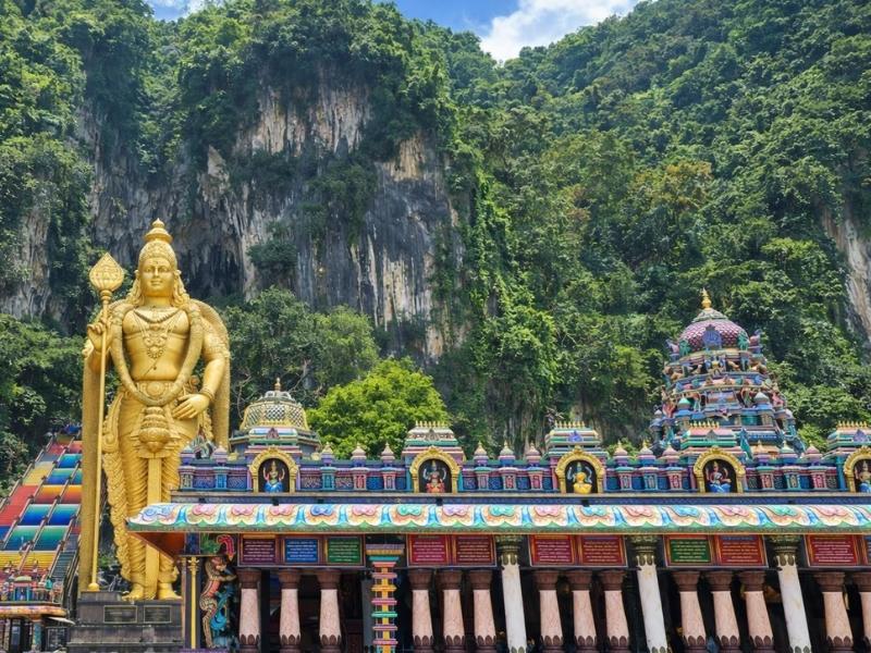 Batu Caves, Ramayana Caves & Kanching Falls Full-Day Trip from KL