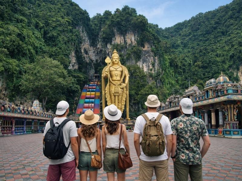 our team at Batu Caves, Malaysia